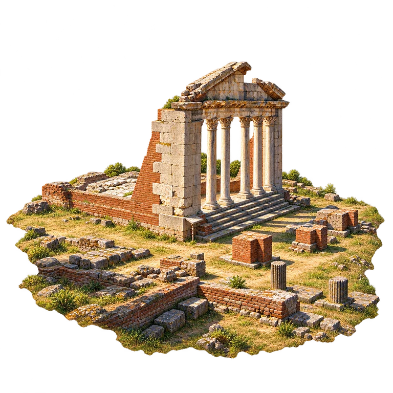 Illustration of Apollonia Archaeological Park