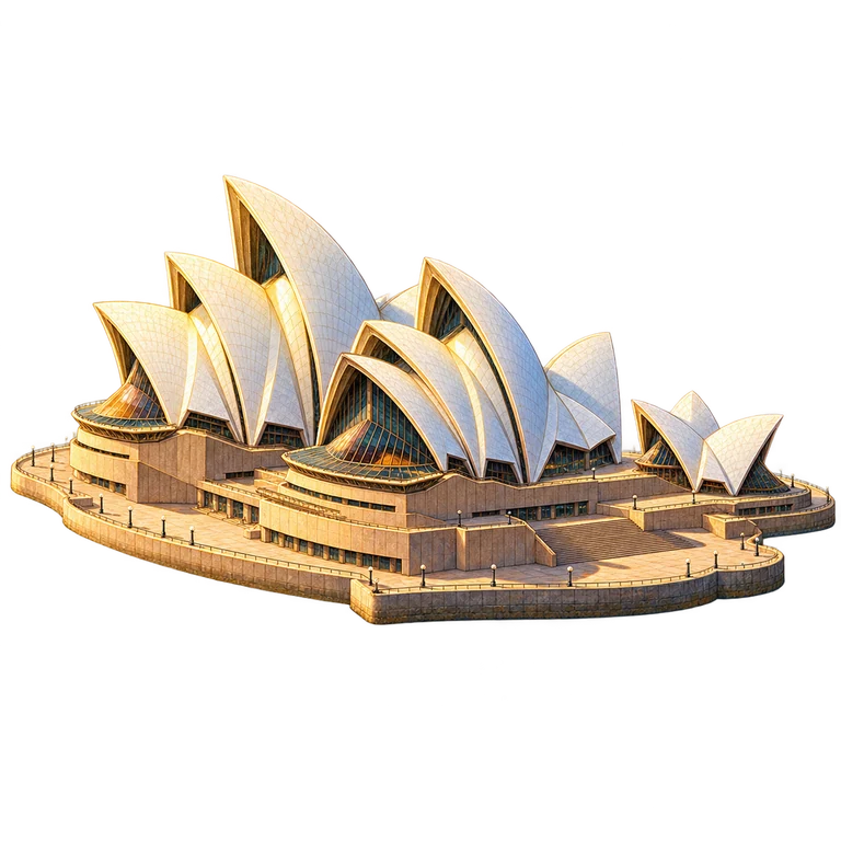Illustration of Sydney Opera House