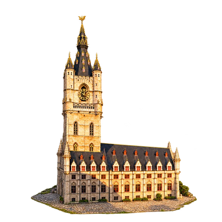 Illustration of Ghent Belfry