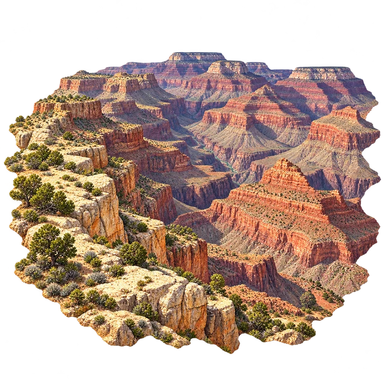 Illustration of Grand Canyon