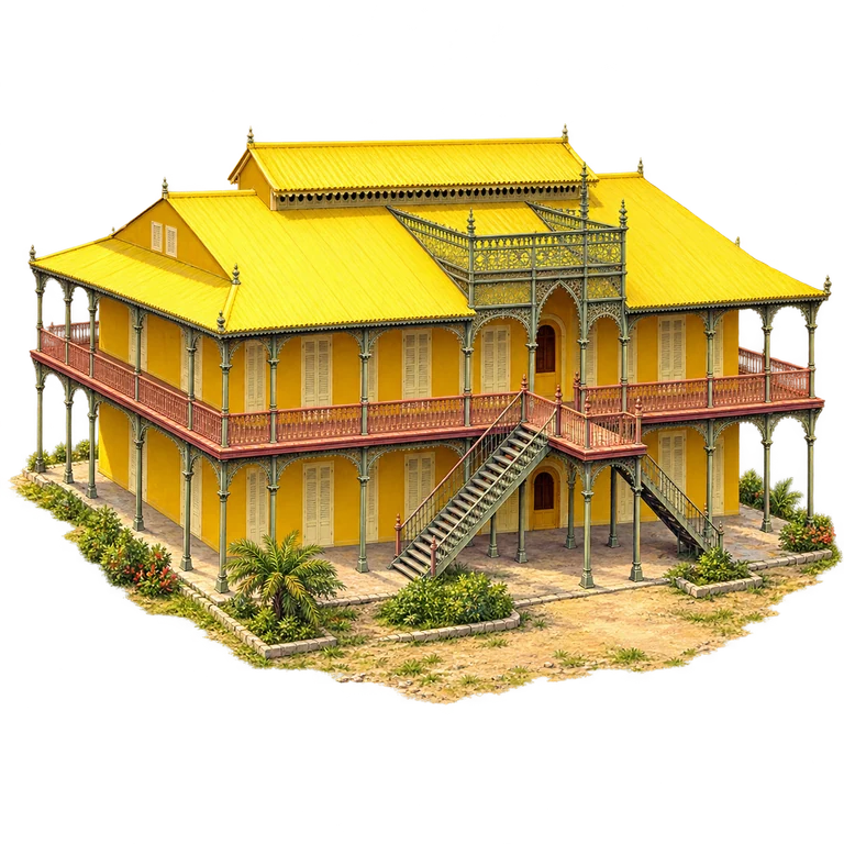 Illustration of Iron Palace, Luanda