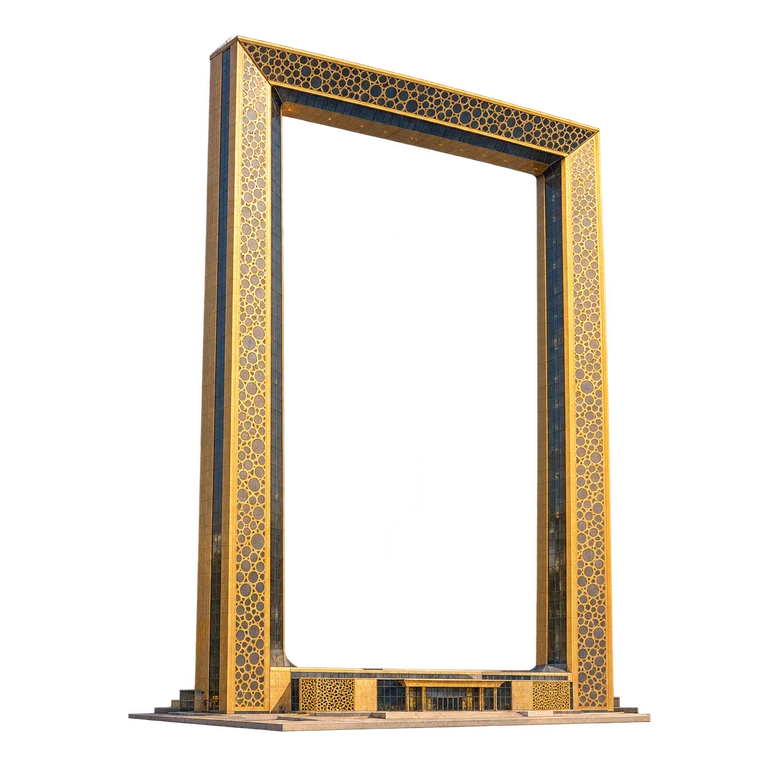 Illustration of Dubai Frame