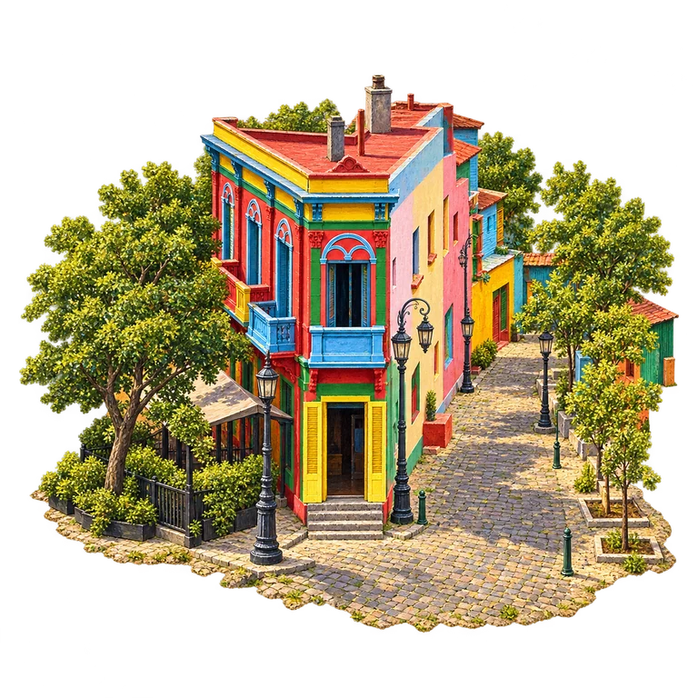Illustration of Caminito — Street Museum