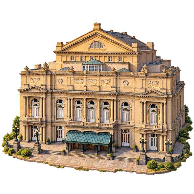 Illustration of Teatro Colón — Main Theatre
