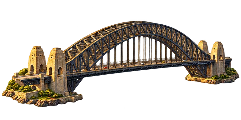 Illustration of Sydney Harbour Bridge