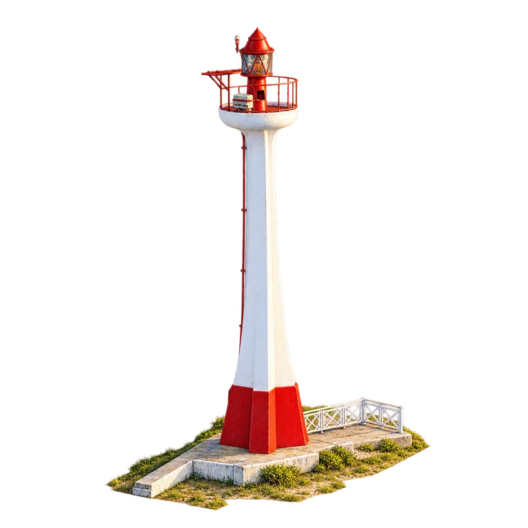 Illustration of Baron Bliss Lighthouse