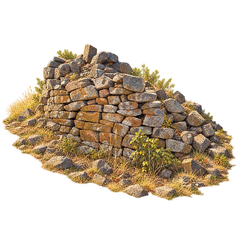 Illustration of Domboshaba Surviving Walls