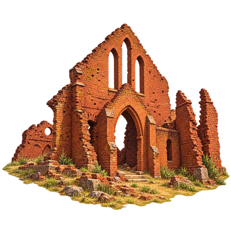 Illustration of Old Palapye Church Ruin