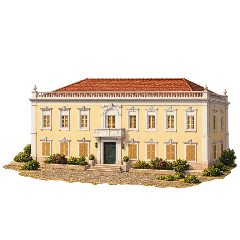 Illustration of Praia’s Presidential Palace