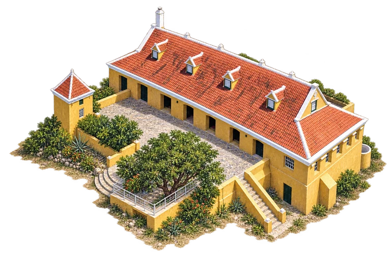 Illustration of Landhuis Knip