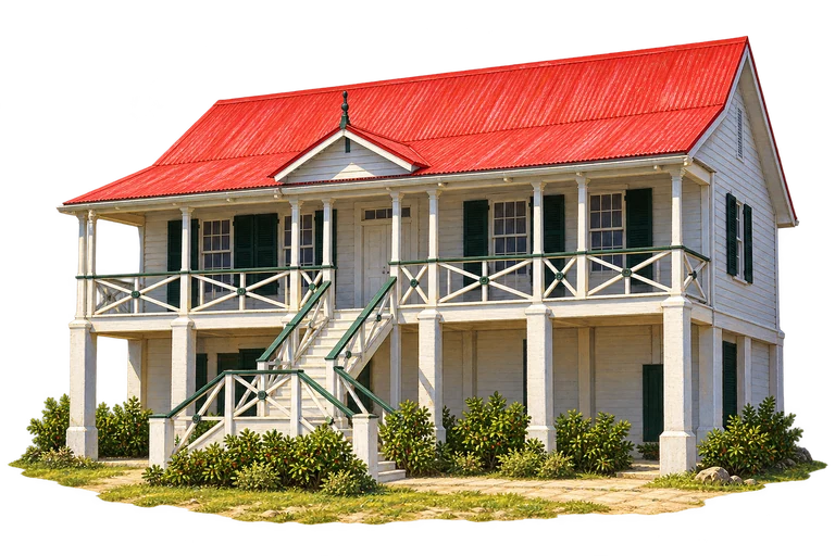 Illustration of Cayman National Museum — Old Courts Building