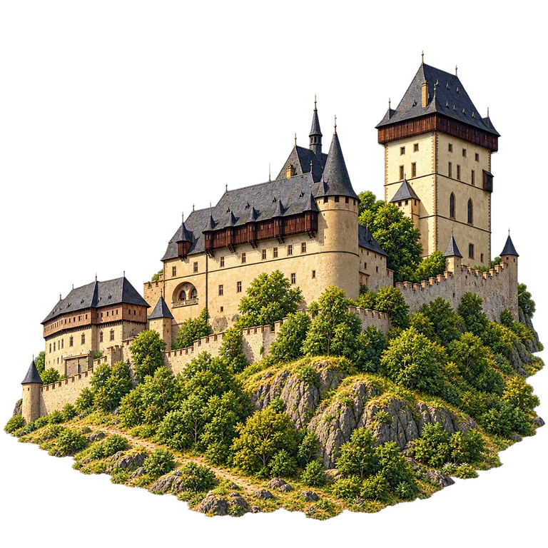 Illustration of Karlštejn Castle