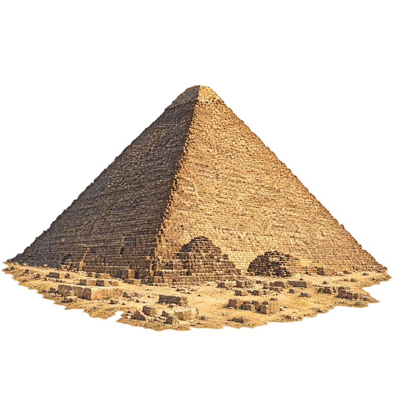Illustration of Great Pyramid of Khufu