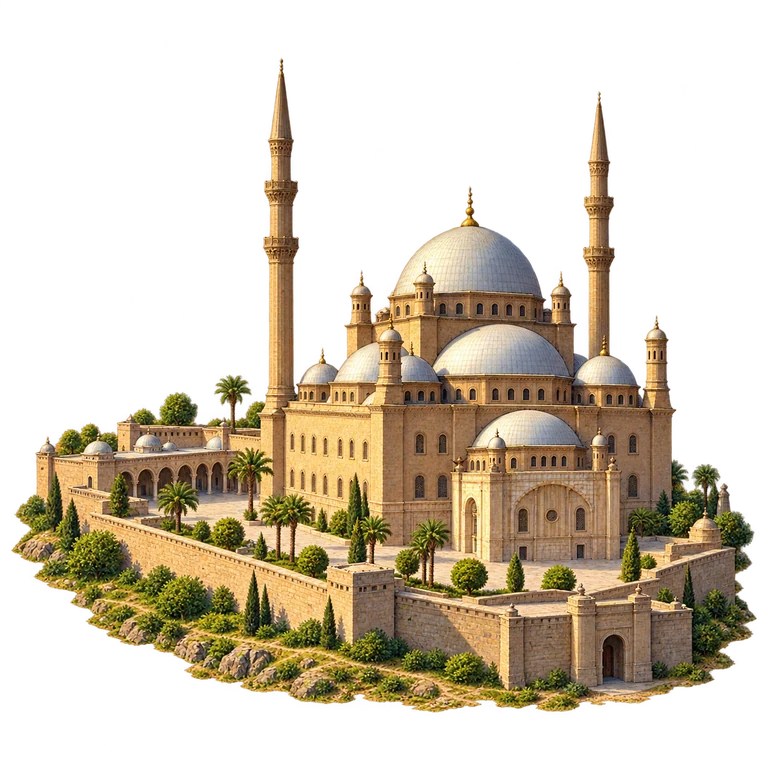 Illustration of Muhammad Ali Mosque