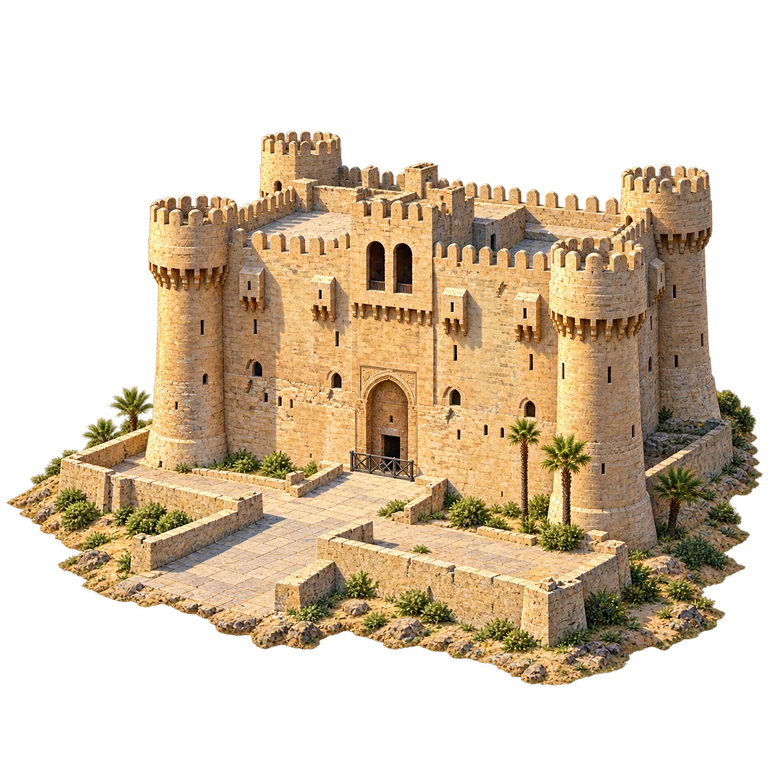 Illustration of Qaitbay Citadel — Main Keep