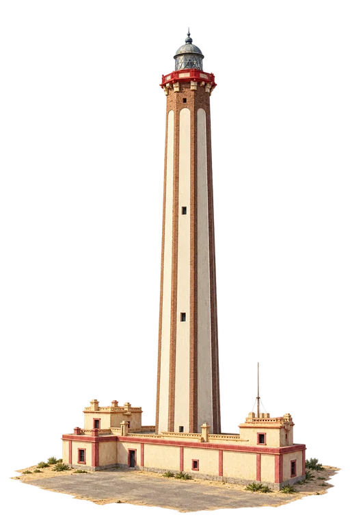 Illustration of Boujdour Lighthouse