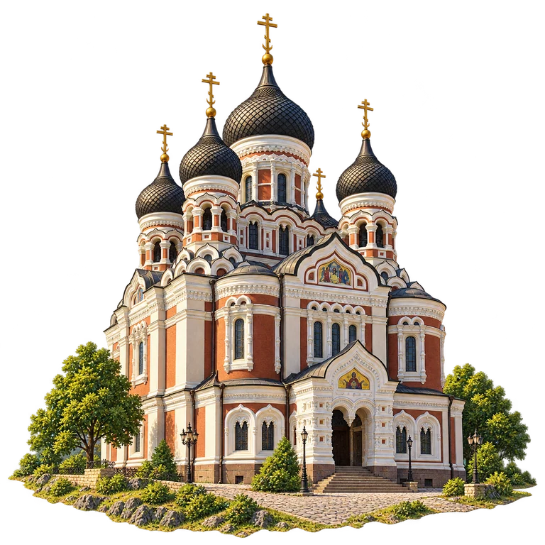 Illustration of Alexander Nevsky Cathedral, Tallinn