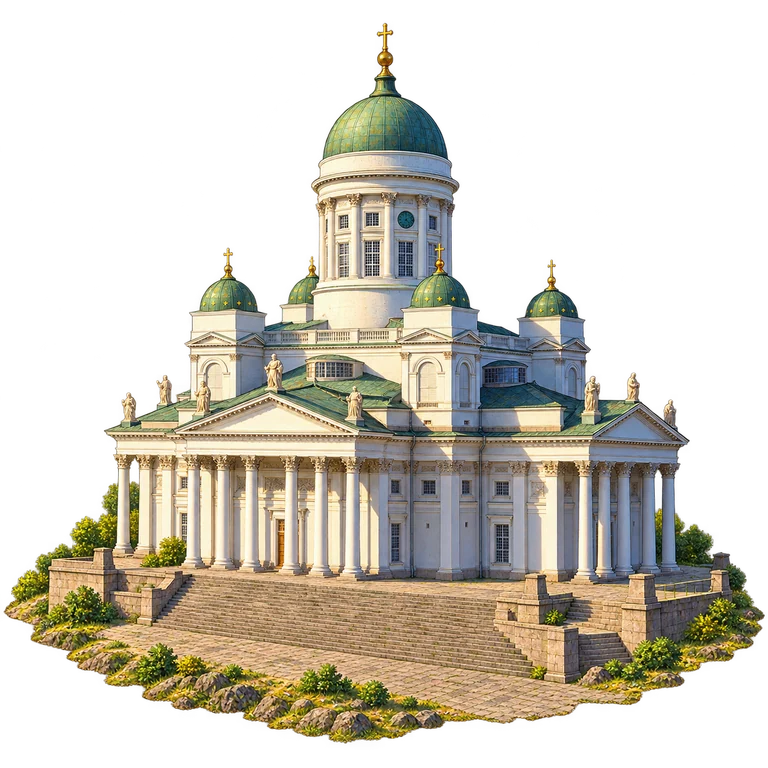 Illustration of Helsinki Cathedral