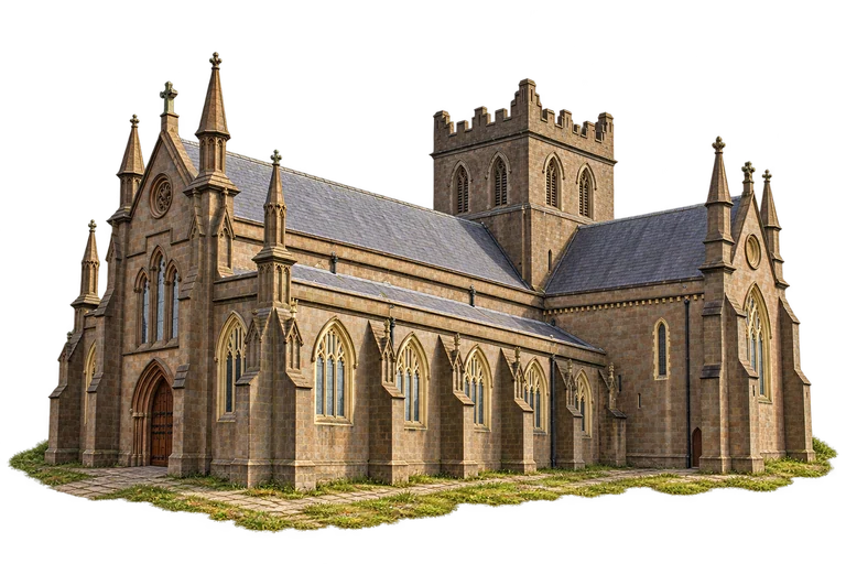 Illustration of St Patrick’s Cathedral, Armagh (Church of Ireland)