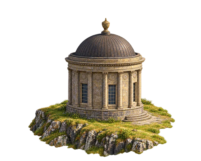 Illustration of Mussenden Temple