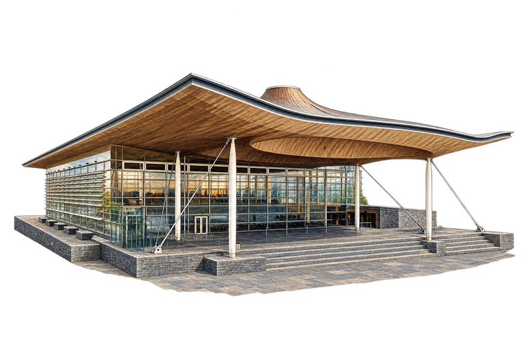 Illustration of The Senedd