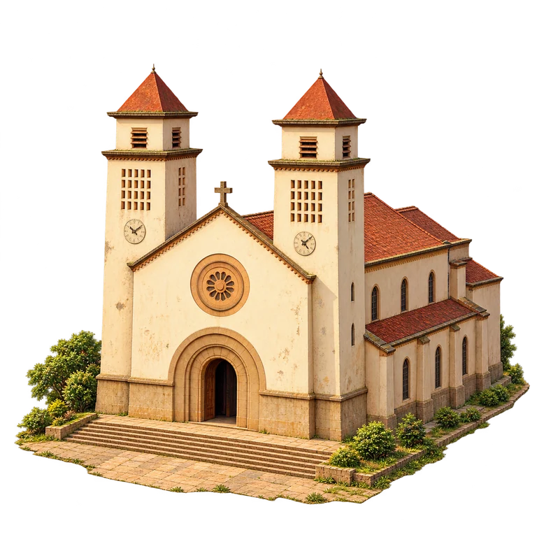Illustration of Bissau Cathedral
