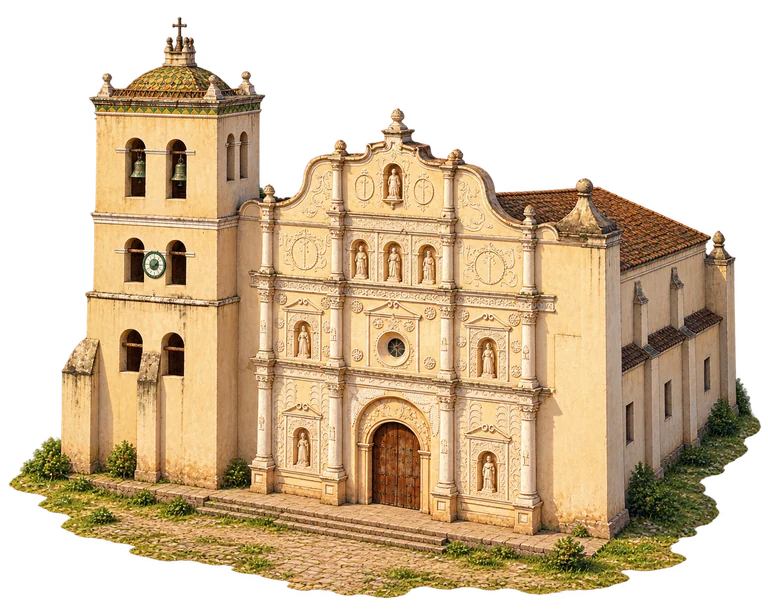 Illustration of Comayagua Cathedral