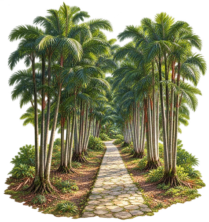 Illustration of Lancetilla — Palm Avenue