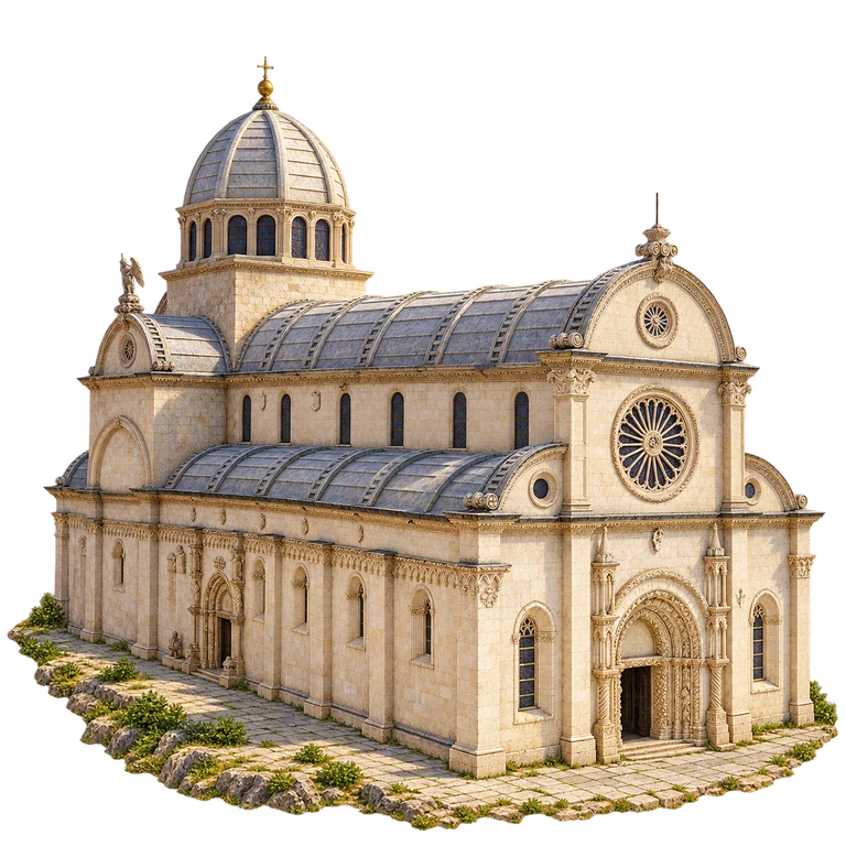 Illustration of Cathedral of St James, Šibenik