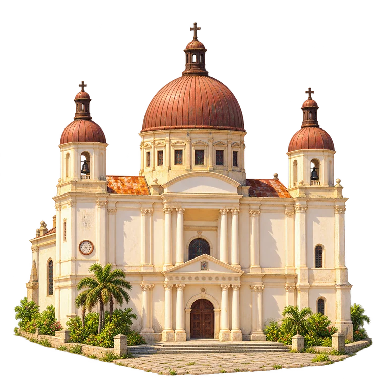 Illustration of Cap-Haïtien’s Notre-Dame Cathedral