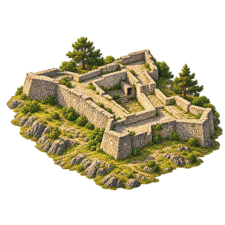 Illustration of Fort Jacques