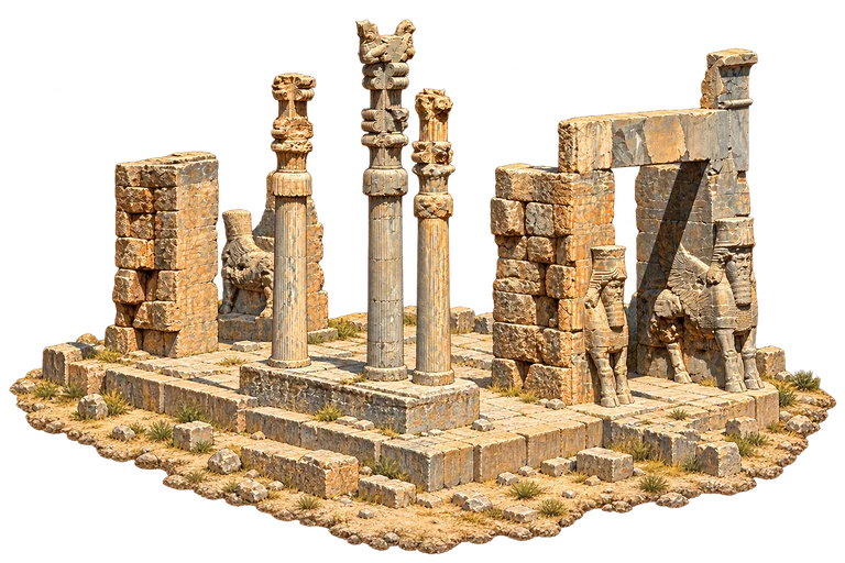 Illustration of Gate of All Nations