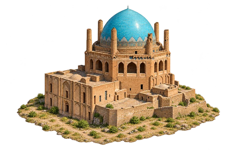 Illustration of Soltaniyeh Mausoleum