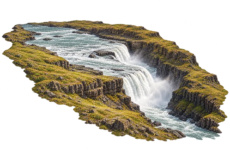 Illustration of Gullfoss