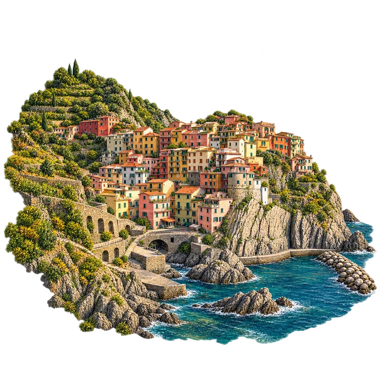 Illustration of Manarola
