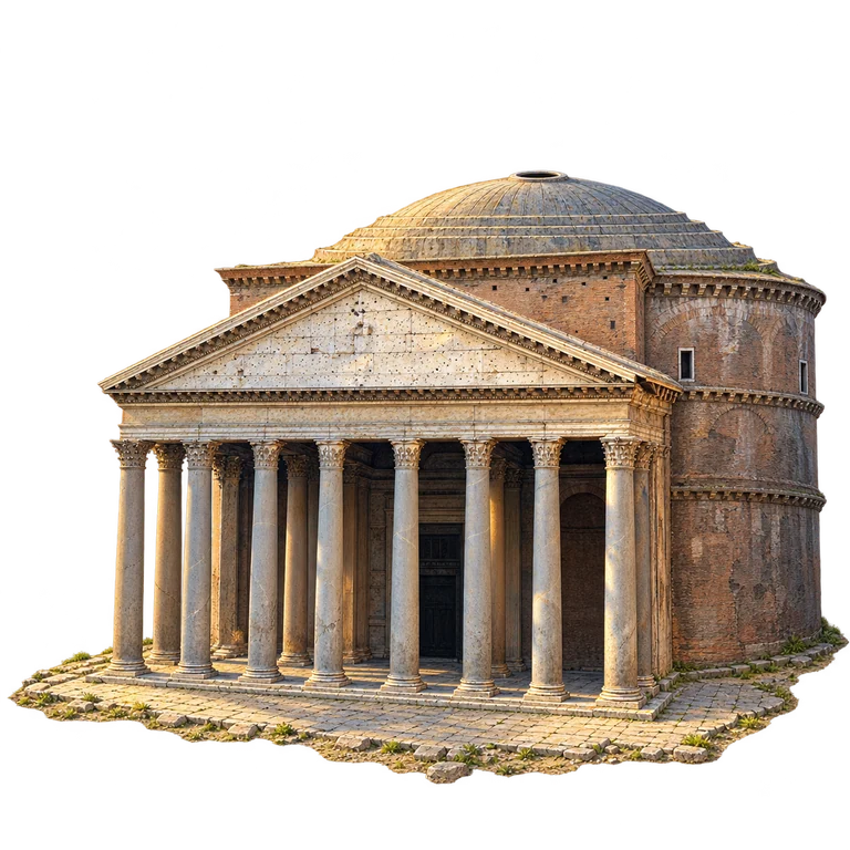 Illustration of Pantheon, Rome