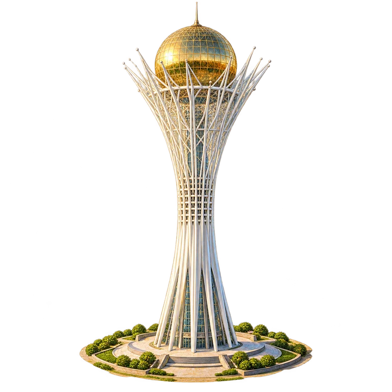 Illustration of Baiterek Monument