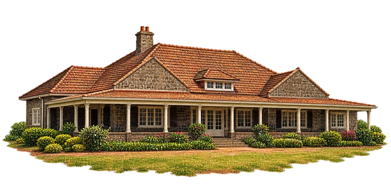 Illustration of Karen Blixen Museum house
