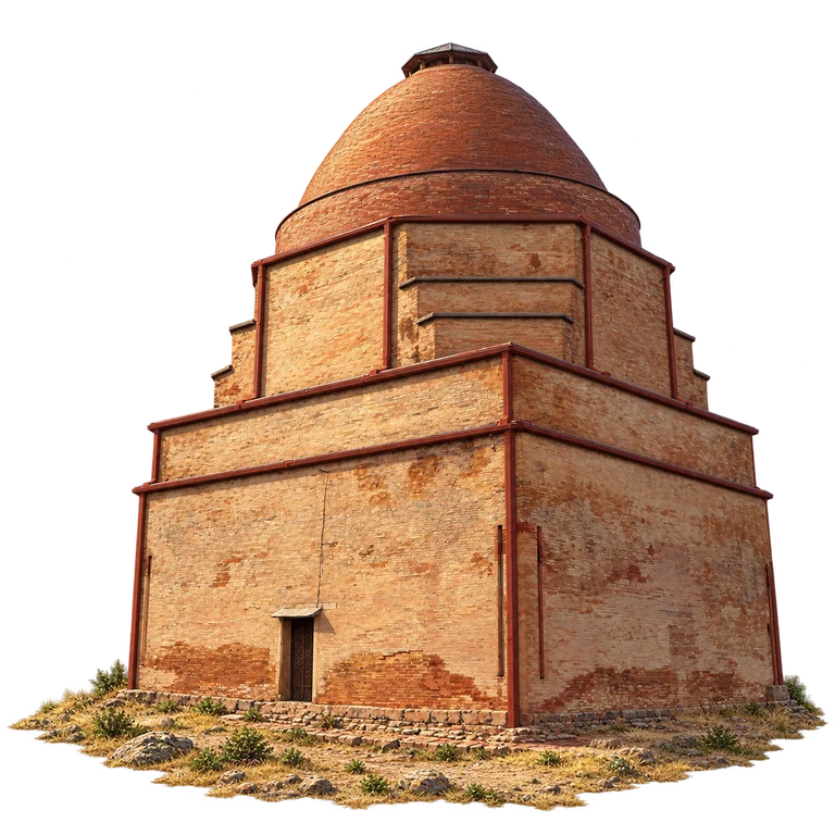 Illustration of Shakh-Fazil Mausoleum