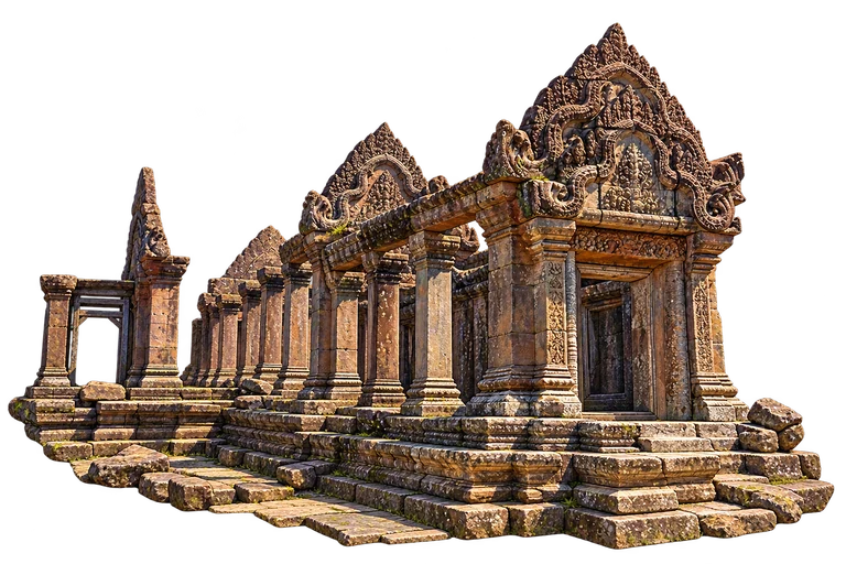 Illustration of Preah Vihear entrance gopura