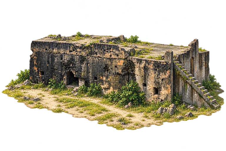 Illustration of Betio Command Bunker