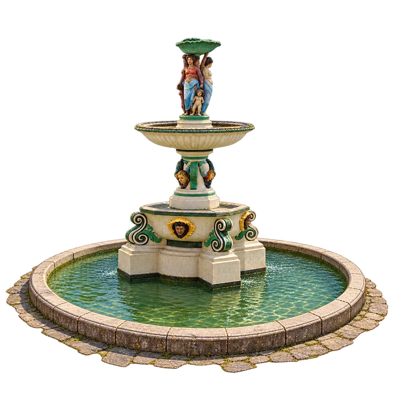 Illustration of Independence Square Fountain