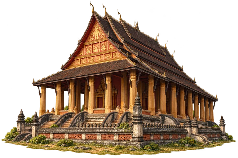 Illustration of Ho Phra Keo