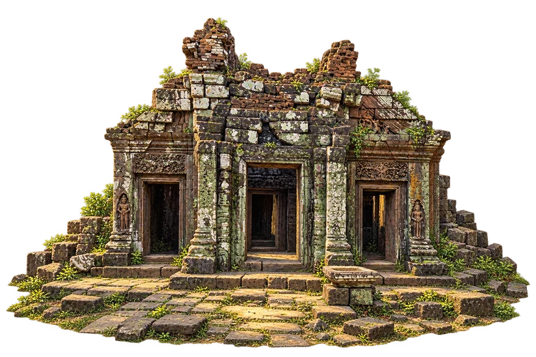Illustration of Vat Phou — Upper Sanctuary