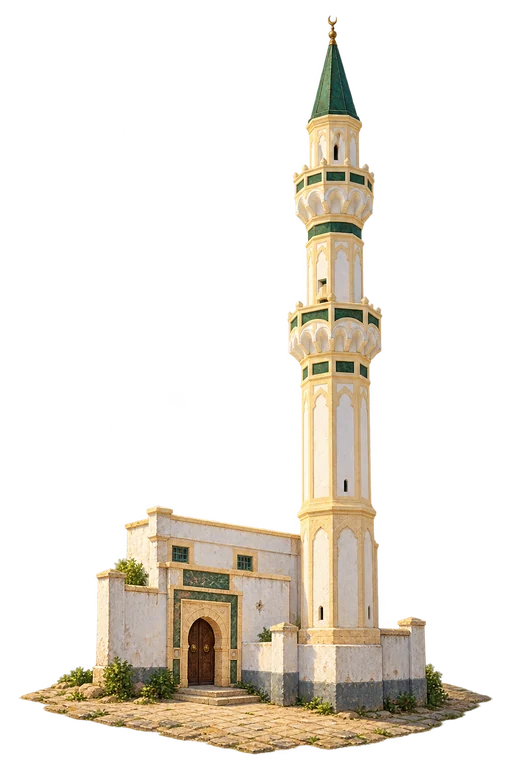 Illustration of Gurgi Mosque — Minaret