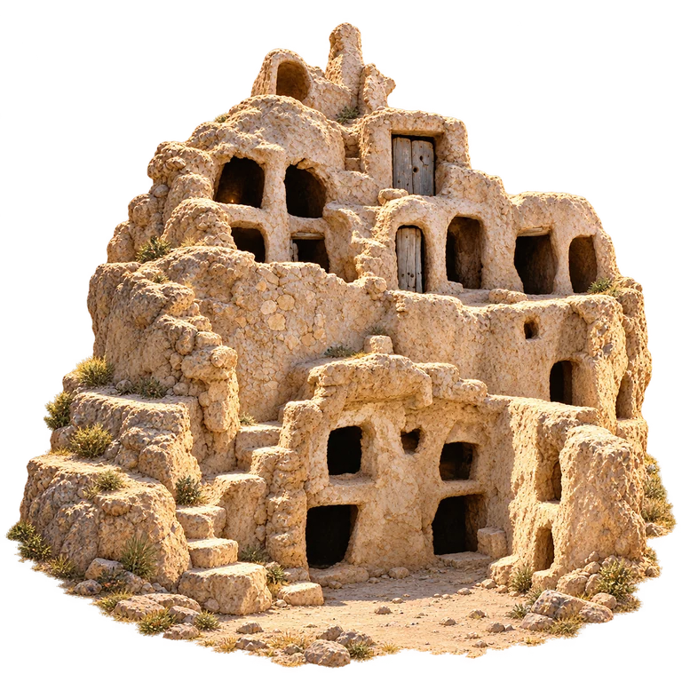 Illustration of Nalut — Granary Cells