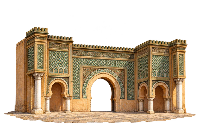 Illustration of Bab Mansour