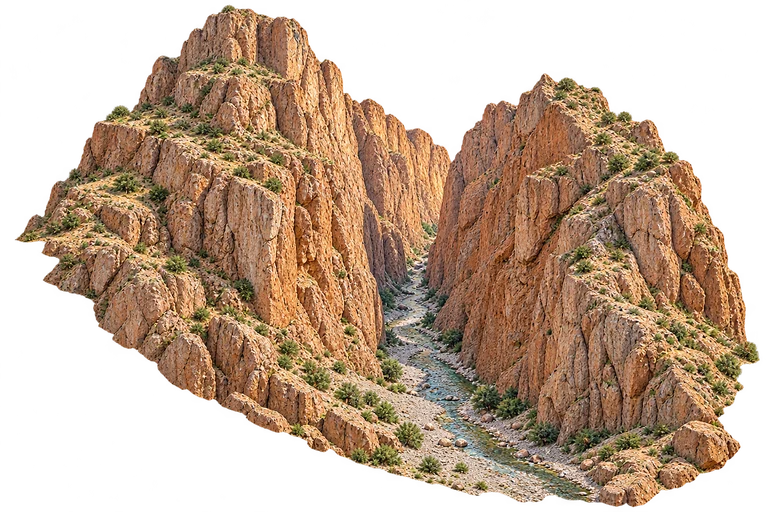 Illustration of Todra Gorge