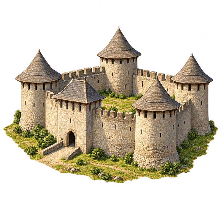 Illustration of Soroca Fortress