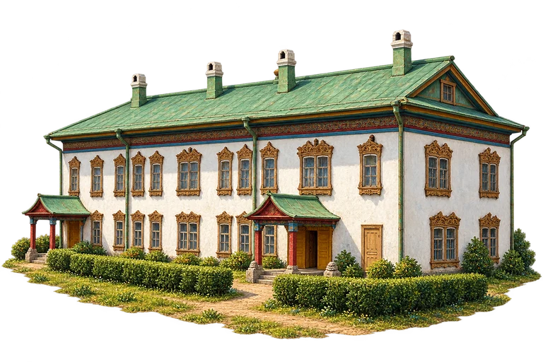 Illustration of Bogd Khan — Winter Residence